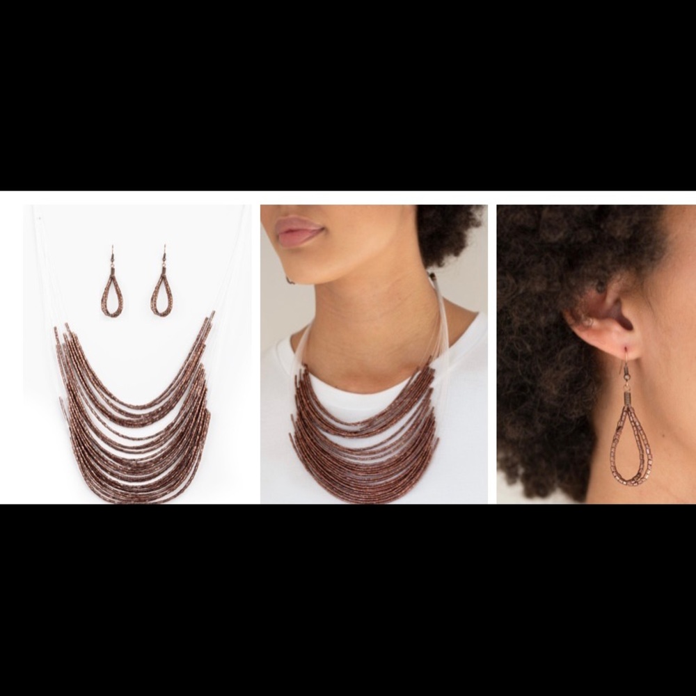 Necklace w/matching earrings